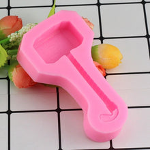 Load image into Gallery viewer, 3D The Avengers Thor Hammer silicone Mold Fondant Cake Chocolate Soap Candles tool
