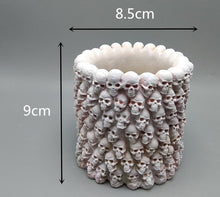 Load image into Gallery viewer, 3D Skull Flowerpot Mold by MissDIYSupplies
