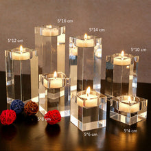 Load image into Gallery viewer, Nordic Crystal Glass Candle Holder
