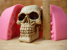 Load image into Gallery viewer, 3D Skull Head Rose Silicone Mold
