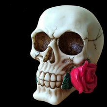Load image into Gallery viewer, 3D Skull Head Rose Silicone Mold
