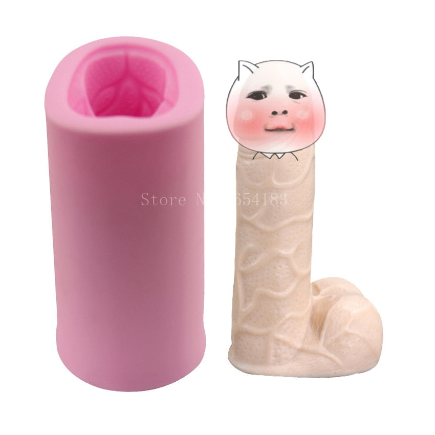 3D Penis Silicone Penis Cake Mold