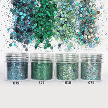 Load image into Gallery viewer, Green Hexagon Glitter Sequin Mix for Resin Crafts
