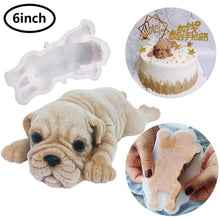 Load image into Gallery viewer, 3D Dog Mousse Cake Silicone Mold
