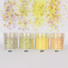Load image into Gallery viewer, Yellow Hexagon Glitter Sequin Mix for Resin Crafts
