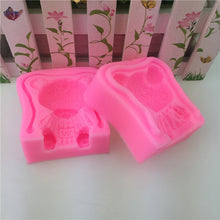 Load image into Gallery viewer, 3D Teddy Bear Mousse Silicone Mold
