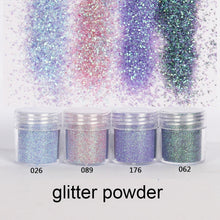 Load image into Gallery viewer, Mermaid Scale Chameleon Aurora Hexagon Glitter Resin Crafts

