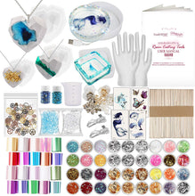 Load image into Gallery viewer, 137pc Heart Gem Geometric Ashtray Epoxy Resin Kit
