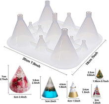 Load image into Gallery viewer, 57pcs Pyramid Cone Jewellery Making Kit
