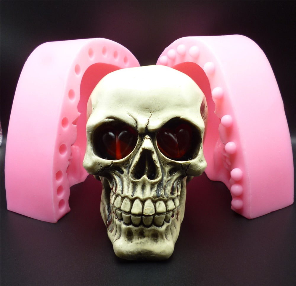 3D Skull Heads Silicone Molds