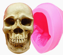 Load image into Gallery viewer, 3D Head Skull Silicone Mold
