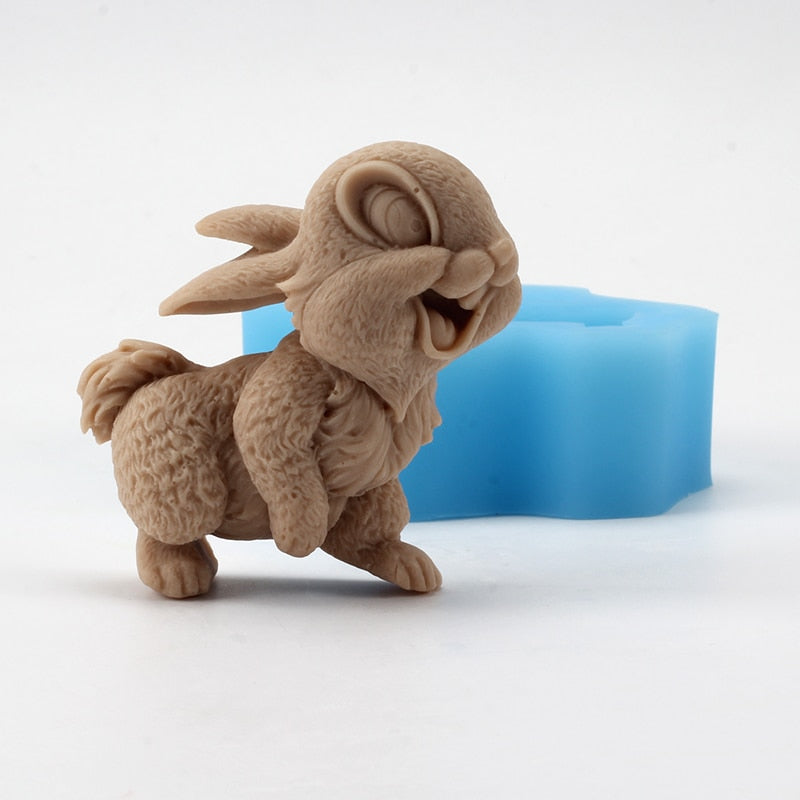 Rabbit Shape Soap Silicone Mold Or Craft Resin Mould