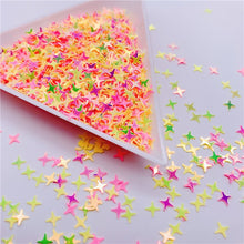 Load image into Gallery viewer, Colourful Halo Star Confetti Holographic Glitter Sprinkle for Resin Crafts
