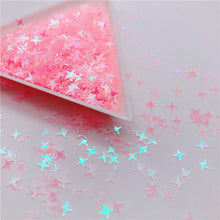 Load image into Gallery viewer, Colourful Halo Star Confetti Holographic Glitter Sprinkle for Resin Crafts
