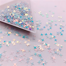 Load image into Gallery viewer, Colourful Halo Star Confetti Holographic Glitter Sprinkle for Resin Crafts
