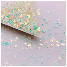 Load image into Gallery viewer, Colourful Halo Star Confetti Holographic Glitter Sprinkle for Resin Crafts
