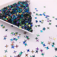 Load image into Gallery viewer, Colourful Halo Star Confetti Holographic Glitter Sprinkle for Resin Crafts
