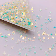 Load image into Gallery viewer, Colourful Halo Star Confetti Holographic Glitter Sprinkle for Resin Crafts
