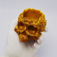 Load image into Gallery viewer, 3D Golden Skull Silicone Mold by MissDIYSupplies
