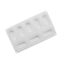 Load image into Gallery viewer, 8 Holes 3D Oval Pillow Shape Silicone Cake Mousse Mold
