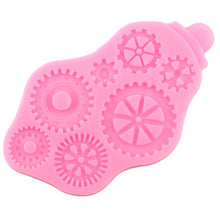 Load image into Gallery viewer, Mechanical Gear Silicone Mold Fondant Cake Decorating Tools

