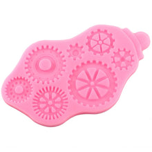 Load image into Gallery viewer, Mechanical Gear Silicone Mold Fondant Cake Decorating Tools
