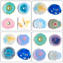 Load image into Gallery viewer, Agate Coaster with DIY Kit Epoxy Resin Mold
