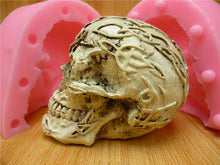 Load image into Gallery viewer, 3D small skull fondant cake silicone  molds
