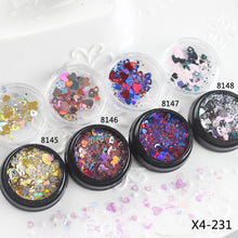 Load image into Gallery viewer, Heart Hollow Sequin Glitter Mix for Resin Art
