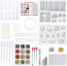 Load image into Gallery viewer, 159pcs Epoxy Silicone Mold Kit
