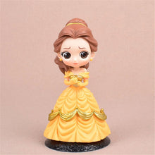 Load image into Gallery viewer, Disney Fairy Princess Ariel Elsa Anna Belle 15cm PVC Action Figure Toys For Kids Birthday Christmas Cake Topper Cake Decoration
