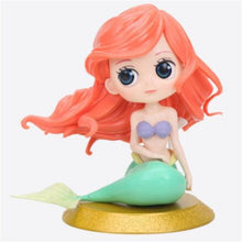 Load image into Gallery viewer, Disney Fairy Princess Ariel Elsa Anna Belle 15cm PVC Action Figure Toys For Kids Birthday Christmas Cake Topper Cake Decoration

