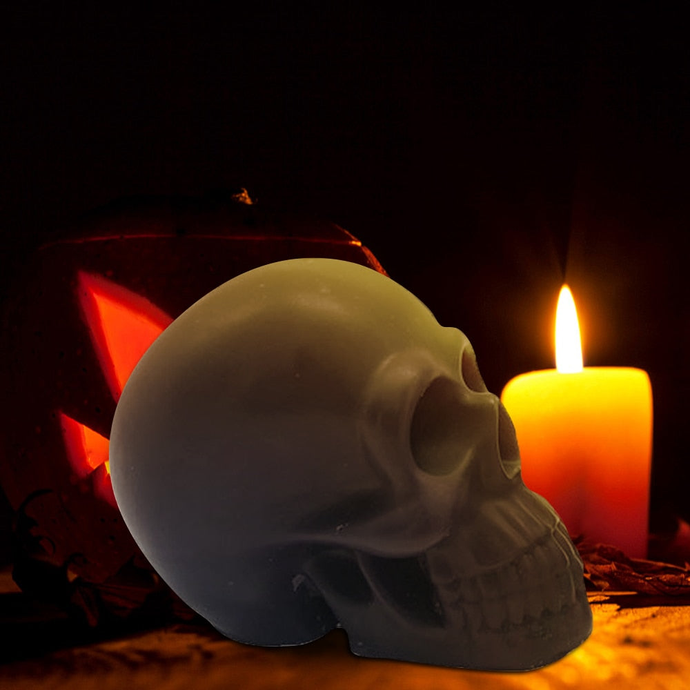 3D Skeleton Head Skull Silicone for Metal, Resin, Epoxy, Fondant, Chocolate, Polymer Clay by MissDIYSupplies