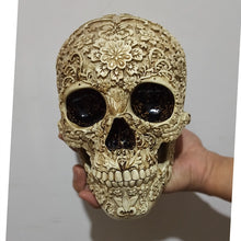 Load image into Gallery viewer, 3D Resin Statue Retro Skull Decor Home Decoration
