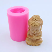 Load image into Gallery viewer, Buddha Design Silicone Candle Mold
