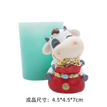 Load image into Gallery viewer, 2021 Baby Cattle Mold Year Of The Ox Chocolate Cake Decoration
