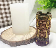 Load image into Gallery viewer, 3D Skull Tower Silicone Candle Mold
