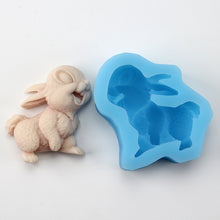 Load image into Gallery viewer, Rabbit Shape Soap Silicone Mold Or Craft Resin Mould
