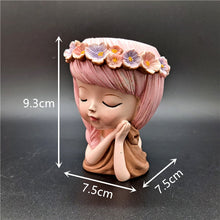 Load image into Gallery viewer, Silicone mold 3D flower fairy flower pot
