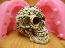 Load image into Gallery viewer, 3D small skull fondant cake silicone  molds
